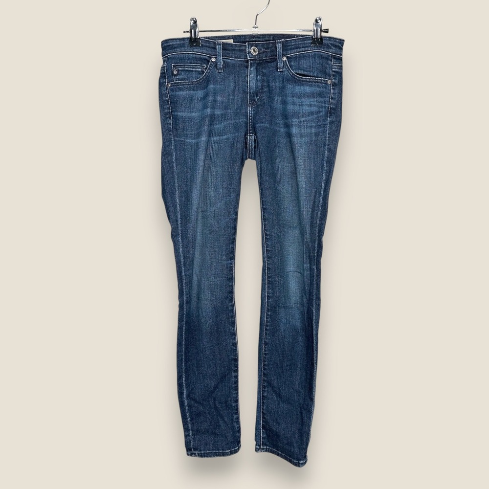 AG Adriano Goldschmied Stevie Ankle Jeans Women Size 25R Blue Slim Straight